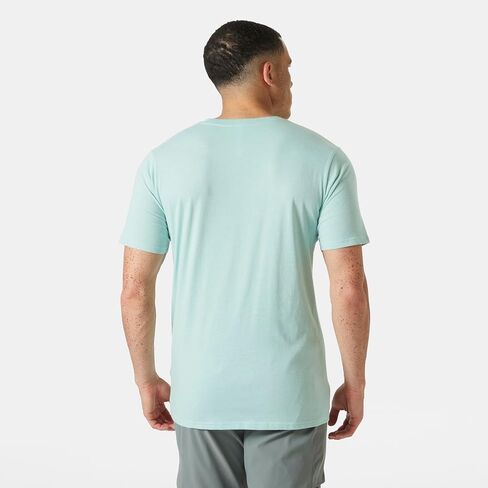 Helly-Hansen HH Tech Logo T-Shirt for Men - Comfortable, Moisture-Wicking Shirt for Outdoor Activities, Casual Wear in Saudi Arabia