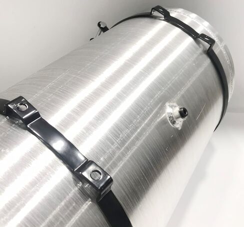 JSD أجزاء السيارات خزان الوقود 12 1/2 جالون 12x26 "3/8npt end end end end spun aluminium tank 12.5 gals in Saudi Arabia