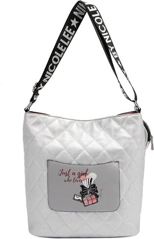 Nicole Lee NIKKY Urban Coffee Dream Shoulder Bag, Vegan Leather in Saudi Arabia