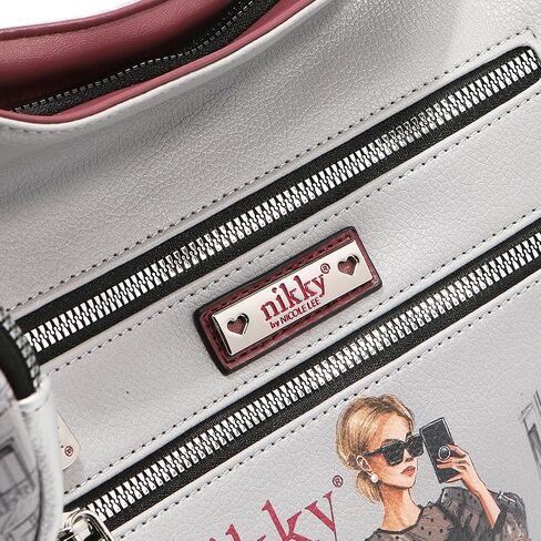 Nicole Lee NIKKY Urban Coffee Dream Shoulder Bag, Vegan Leather in Saudi Arabia