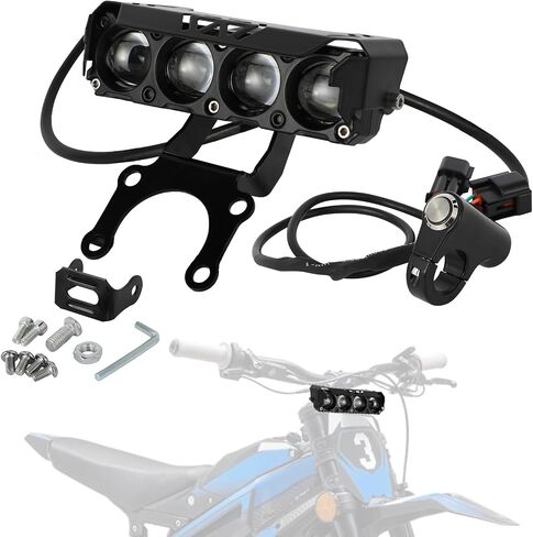 Headlight LED Light Bar Headlamp with On/Off Switch + Mount Bracket for Talaria Sting MX3/R MX4 MX5 PRO Electric Dirt Bike EBike in Saudi Arabia