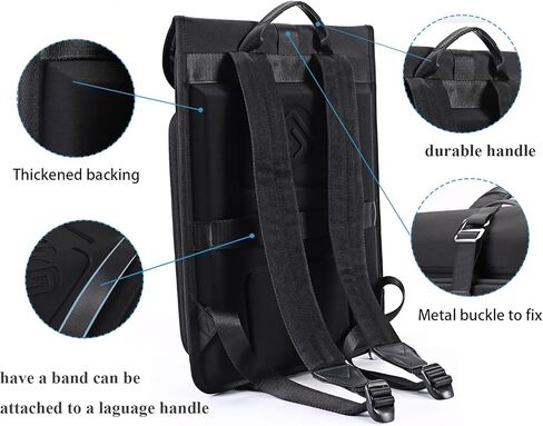 Smatree Upgrade Hard Travel Laptop Backpack for Asus rog Zephyrus G16 2025/2024/2023 ، Rog Zephyrus M16/ROG Flow X16 ، Galaxy Book5/4/3 Pro/Pro 360 ، Galaxy Book4 Edge/Book4 ultra in Saudi Arabia