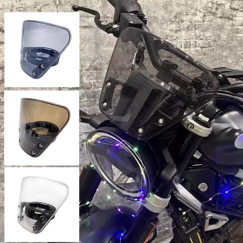 Windshield Windscreen Wind Screen Deflector Wind Shield Guard Competible With Svartoilen 401 250 Vitpilen 401 250 2018-2023 Accessories (Light Smoke) in Kuwait