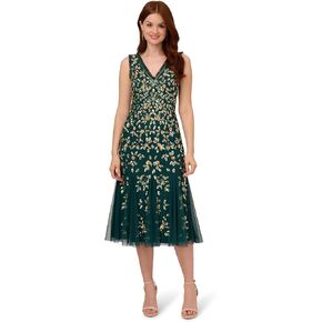 Adrianna Papell Women's Ruffle Bead Dress in Saudi Arabia
