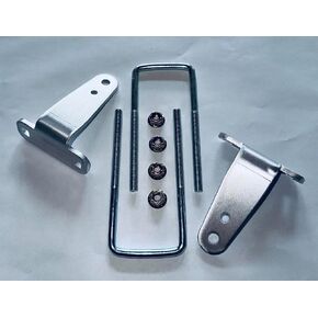 Resilient Fab - Side Mount Style Light Brackets for 3" x 2" ROPS. Mount Lights, Light Bars, and Accessories onto Tractors, Lawn Mowers, UTV Roll Bars in Saudi Arabia