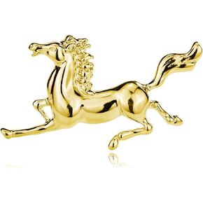 Lucky Horse Brooch Pin for Men Women Western Animal Race Horse Brooch Pins Breastpin Costume Accessories Jewelry in Saudi Arabia