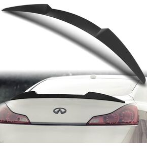 HYPERSPEED W-Power Trunk Spoiler Wing Lid Rear Tail Lip kit ABS V-Style Fit for 2008 2009 2010 2011 2012 2013 Infiniti G37 Coupe, Car Mods Accessories, Auto Replacement Parts Assembly (Carbon Look) in Saudi Arabia
