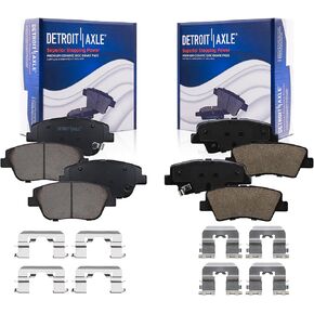 Detroit Axle-منصات الفرامل لـ 11-15 Hyundai Sonata ، 11-16 Kia Optima ، منصات الفرامل الأمامية والخلفية 2011 2012 2013 2014 2015 2015 in Saudi Arabia