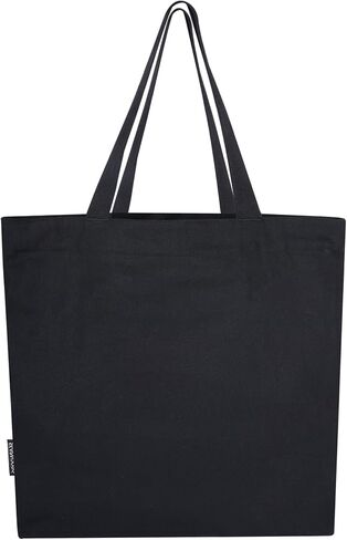 Canvas Big Zip Printed Handbag Tote, Cotton, Inner Pocket, Ecofriendly Bags for Women, Shopping Bag, Easy to Wash in Saudi Arabia
