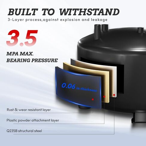 8 Gallon Portable Air compressor, Max 150PSI Oil Free Air Compressor Tank, 2HP Motor 2.8SCFM@90 PSI,3.8SCFM@40PSl Garage Air Compressor for Car Repair, Spray Painting, Woodwork Nailing in Kuwait