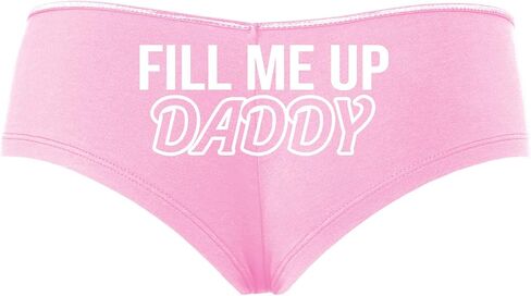 Knaughty Knickers Fill Me Up Daddy Cum Inside Creampie Baby Pink Slutty Panties in Kuwait
