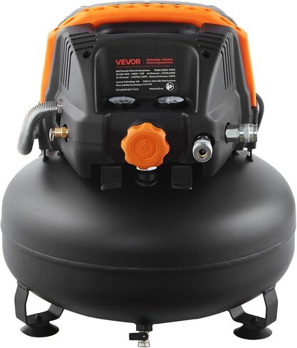 ضاغط الهواء 3 جالون ، 1/3hp 0.54cfm @ 90ppsi ضاغط هواء فطيرة محمولة و 100psi كحد أقصى ، خزان ضاغط خالٍ من الزيت لتضخم الإطارات ، الرسم الخشبي ، تسمير الخشب ، 120 فولت in Kuwait
