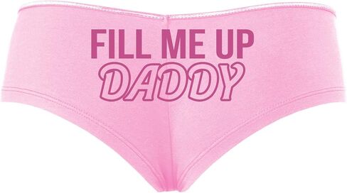 Knaughty Knickers Fill Me Up Daddy Cum Inside Creampie Baby Pink Slutty Panties in Kuwait