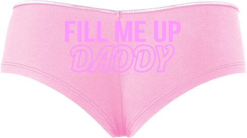 Knaughty Knickers Fill Me Up Daddy Cum Inside Creampie Baby Pink Slutty Panties in Kuwait