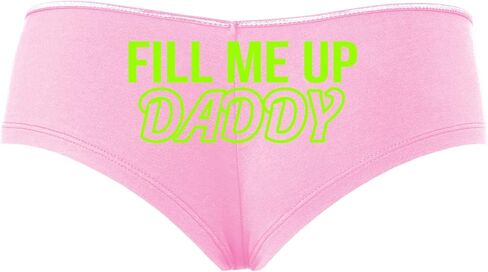 Knaughty Knickers Fill Me Up Daddy Cum Inside Creampie Baby Pink Slutty Panties in Kuwait