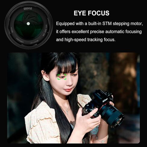 Meike 55 مللي متر F1.8 f/1.8 Pro Z-Mount Auto Focus كامل الإطار STM Prime عدسات لنيكون Z-Mount كاميرات Z5 Z6 Z7 Z6II Z7II Z8 Z9 Z30 Z50 Z fc in Kuwait