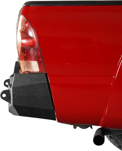 Hooke Road Tacoma Rear Steel Bumper w/LED Lights for Toyota Tacoma 2005 2006 2007 2009 2010 2011 2012 2013 2014 2015 2nd Gen Pickup Trucks in Saudi Arabia