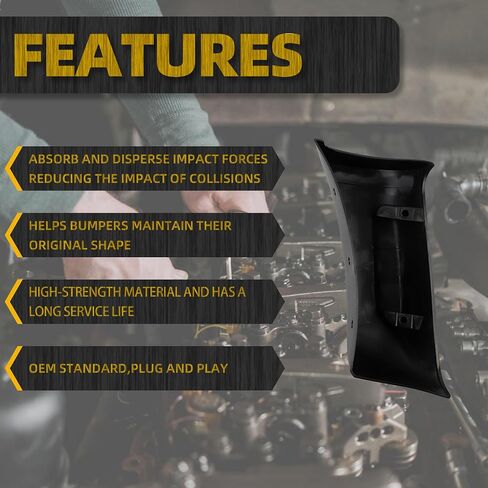 Dasbecan Front Bumper Bar Molding Compatible with Ford F250 F350 F450 F550 2011 2012 2013 2014 2015 2016 OE Replaces BC3Z-16038-AA (Right Passenger Side) in Saudi Arabia