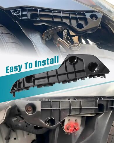 1PAIR FRONT BUMPER SIDE BRACKETS مجموعة ملائمة لـ Toyota Scion TC 2011 2012 2013 2014 2015 2015 ، Replacement 52116-21030 52115-21030 SC1043101 SC1042101 5211521030 521162103030304039 ، Right & Left in Kuwait