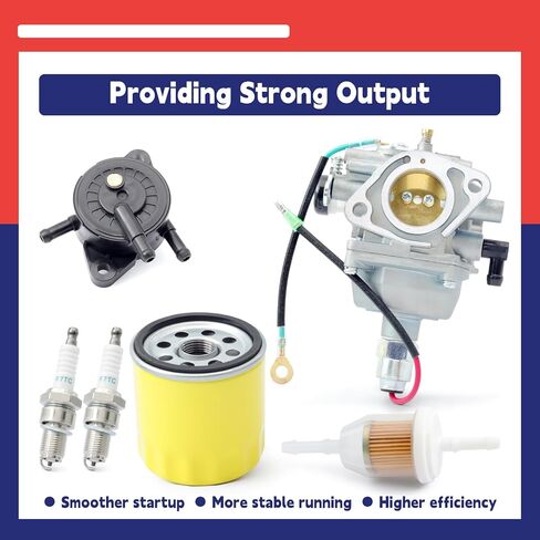 16-853-01-S Carbretor Kit استبدال Kohler KT745-3011 KT745-3042 ZT730 ZT740 استبدال 1685301S 16 853 01-S ، مع سدادة شرارة زيت المضخة الوقود in Saudi Arabia