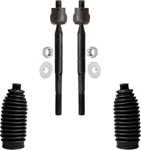 Detroit Axle - 10pc Suspension Kit for 2004-2007 Toyota Highlander Lexus RX330 2007-2009 RX350, 4 Inner & Outer Tie Rod End Links 4 Front Rear Sway Bar End Links 2 Boots Replacement in Saudi Arabia