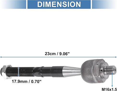 X AutoHaux 2PCS INNER TIE ROD ANDS KIT SUPENSION TEEPENSION TEE ROD LED لجيب جراند شيروكي 2011-2015 ل DODGE DURANGO 2011-2015 DRAG NO.EV800987 in Saudi Arabia