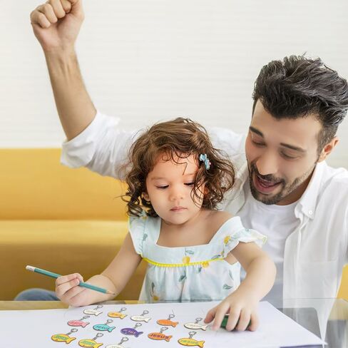 24pcs diy يسوع مفاتيح أسماك المفاتيح ، سلسلة مفاتيح الإيمان المسيحي الخشبي للأطفال الحرف الرئيسية الملونة حلقات رئيسية صغيرة للأنشطة المدرسية الأحد أنشطة الكنيسة لصالح الحفلات والهدية الدينية in Saudi Arabia