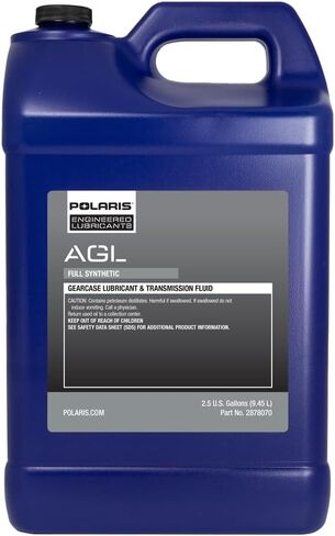 Polaris AGL Automatic Gear Acage Clorid and Transmission Fluid ، متوافق مع نماذج Ranger UTV RZR General Sportsman ATV ACE ، الاصطناعية ، 2.5 جالون - الجزء 2878070 in Saudi Arabia