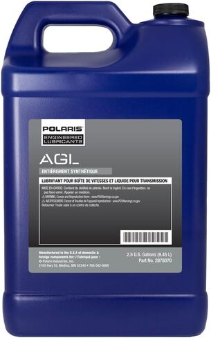 Polaris AGL Automatic Gear Acage Clorid and Transmission Fluid ، متوافق مع نماذج Ranger UTV RZR General Sportsman ATV ACE ، الاصطناعية ، 2.5 جالون - الجزء 2878070 in Saudi Arabia