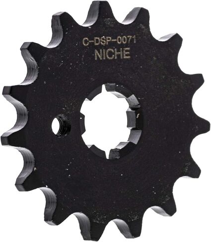 NICHE 420 Pitch 15 Tooth Front Drive Sprocket for 1963-2006 Yamaha PW80 DT100 MX100 LB80 YL1 YG1 YL2 93812-15063-00 in Saudi Arabia