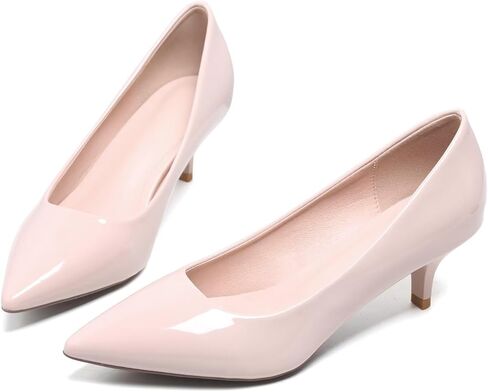 Stunner Women's Classic Fashion Pointed Toe Low Heel Dress Pumps Shoes Purple 38(7) 2 in Kuwait