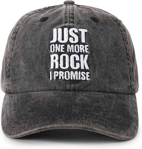 InnoBeta Geology Rock Collector Gifts Hat for Men Women, Geology Rock Collector Gifts for Christmas, Birthday, Adjustable Embroidered Baseball Cap in Saudi Arabia