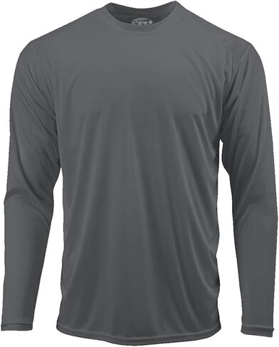 Joe's USA Long Sleeve Moisture Wicking Athletic Tertics في العادية والكبيرة والطويلة in Saudi Arabia