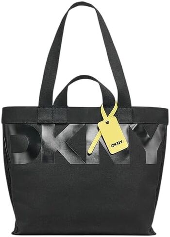 DKNY Brady Satchel ، Black/Daffodil in Kuwait