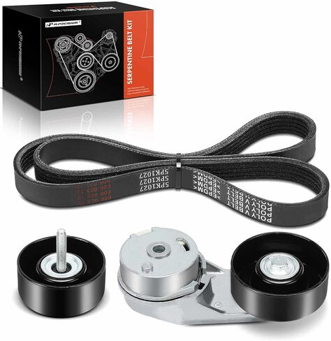 A-Premium Engine Serpentine Drive Belt Kit Compatible with GMC Terrain 2015 2016 2017 2.4L in Saudi Arabia