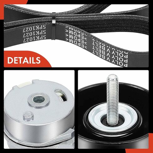 A-Premium Engine Serpentine Drive Belt Kit Compatible with GMC Terrain 2015 2016 2017 2.4L in Saudi Arabia