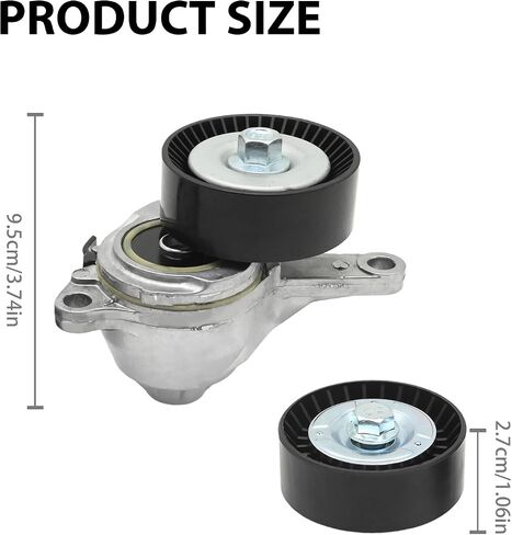 17540-54L00 Serpentine Belt Drive Assembly Kit, Replacement for Suzuki Grand Vitara 2009-2013 SX4 2010-2013 2.4L L4, Replaces 6PK2045 17540-54L00-RX0 in Saudi Arabia