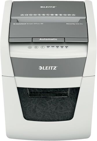 Leitz IQ Paper Shredder ، 6 ورقة ، قطع متقاطعة ، 4 جالون سلة ، P4 Security ، Home Office (170001) in Kuwait