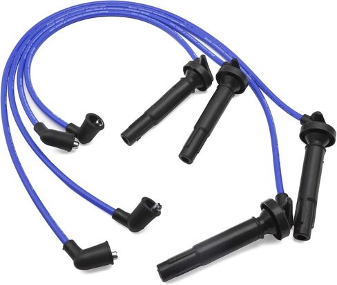 4Pcs 55004 Spark Plug Wire Set for Subaru Forester 2005-2008 Impreza 2005-2010 Legacy 2005-2009 Outback 2005-2009 for Saab 9-2X 2005-2006 Replace# OE RC-FX101 in Saudi Arabia