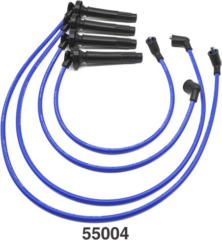 4Pcs 55004 Spark Plug Wire Set for Subaru Forester 2005-2008 Impreza 2005-2010 Legacy 2005-2009 Outback 2005-2009 for Saab 9-2X 2005-2006 Replace# OE RC-FX101 in Saudi Arabia
