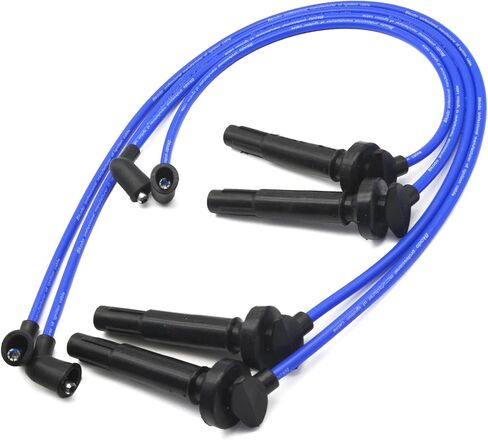 4Pcs 55004 Spark Plug Wire Set for Subaru Forester 2005-2008 Impreza 2005-2010 Legacy 2005-2009 Outback 2005-2009 for Saab 9-2X 2005-2006 Replace# OE RC-FX101 in Saudi Arabia