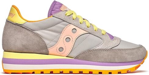 حذاء Saucony Jazz الرياضي الثلاثي للسيدات، أرجواني/كريمي، 7.5 in Saudi Arabia