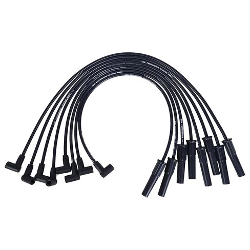 RLP Silicone Spark Plug Wires Set 8.0mm Red Ford FE Long Version Fit for Ford FE 332, 352, 360, 390, 406, 410, 427,428 Fit BBF Ford HEI 351C, 351M, 400M, 429,460 V8 Engine-Pack of 8 in Saudi Arabia