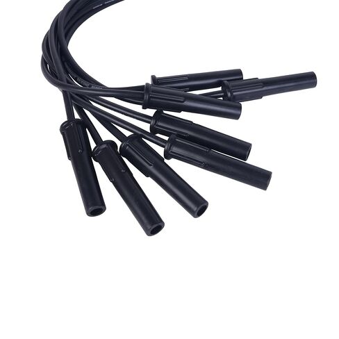 RLP Silicone Spark Plug Wires Set 8.0mm Red Ford FE Long Version Fit for Ford FE 332, 352, 360, 390, 406, 410, 427,428 Fit BBF Ford HEI 351C, 351M, 400M, 429,460 V8 Engine-Pack of 8 in Saudi Arabia