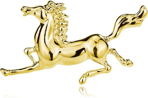Lucky Horse Brooch Pin for Men Women Western Animal Race Horse Brooch Pins Breastpin Costume Accessories Jewelry in Saudi Arabia
