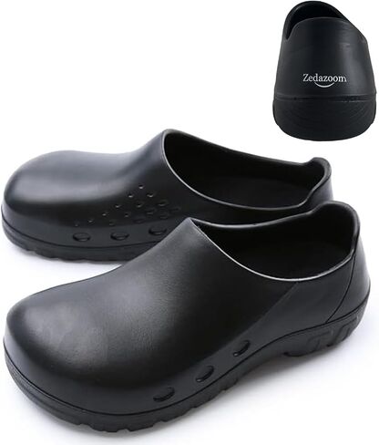 Anti Slip Kitchen Shoes with Steel Toe Safety Shoes for Men and Women,Suitable for Kitchens,Restaurants,Hotels,Hospitals,Gardens, etc in Saudi Arabia