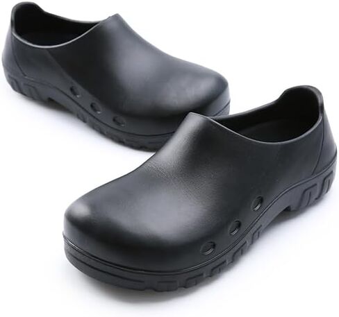 Anti Slip Kitchen Shoes with Steel Toe Safety Shoes for Men and Women,Suitable for Kitchens,Restaurants,Hotels,Hospitals,Gardens, etc in Saudi Arabia