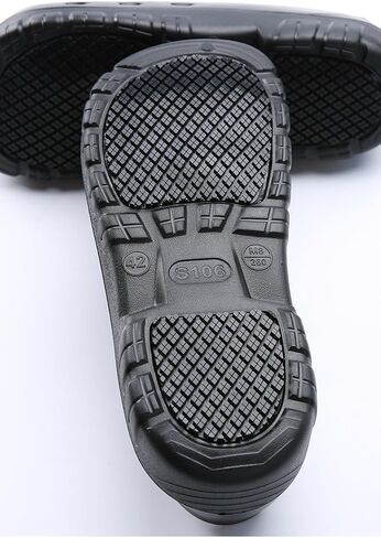 Anti Slip Kitchen Shoes with Steel Toe Safety Shoes for Men and Women,Suitable for Kitchens,Restaurants,Hotels,Hospitals,Gardens, etc in Saudi Arabia