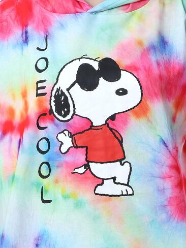 INTIMO Peanuts Snoopy Joe Cool Tie Dye Womens' Pajama Loungewear Hooded Jogger Set in Saudi Arabia