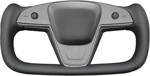 MEWANT Steering Wheel Cover for Tesla Model S 2021-2023 / Model X 2021-2023 Hand-Stitched Steering Wheel Wrap in Saudi Arabia